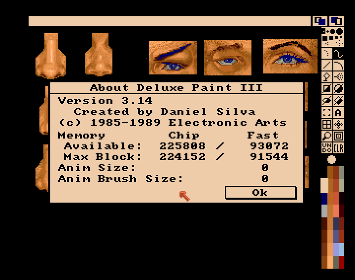 Deluxe PAINT 3-Commodore Amiga Software 